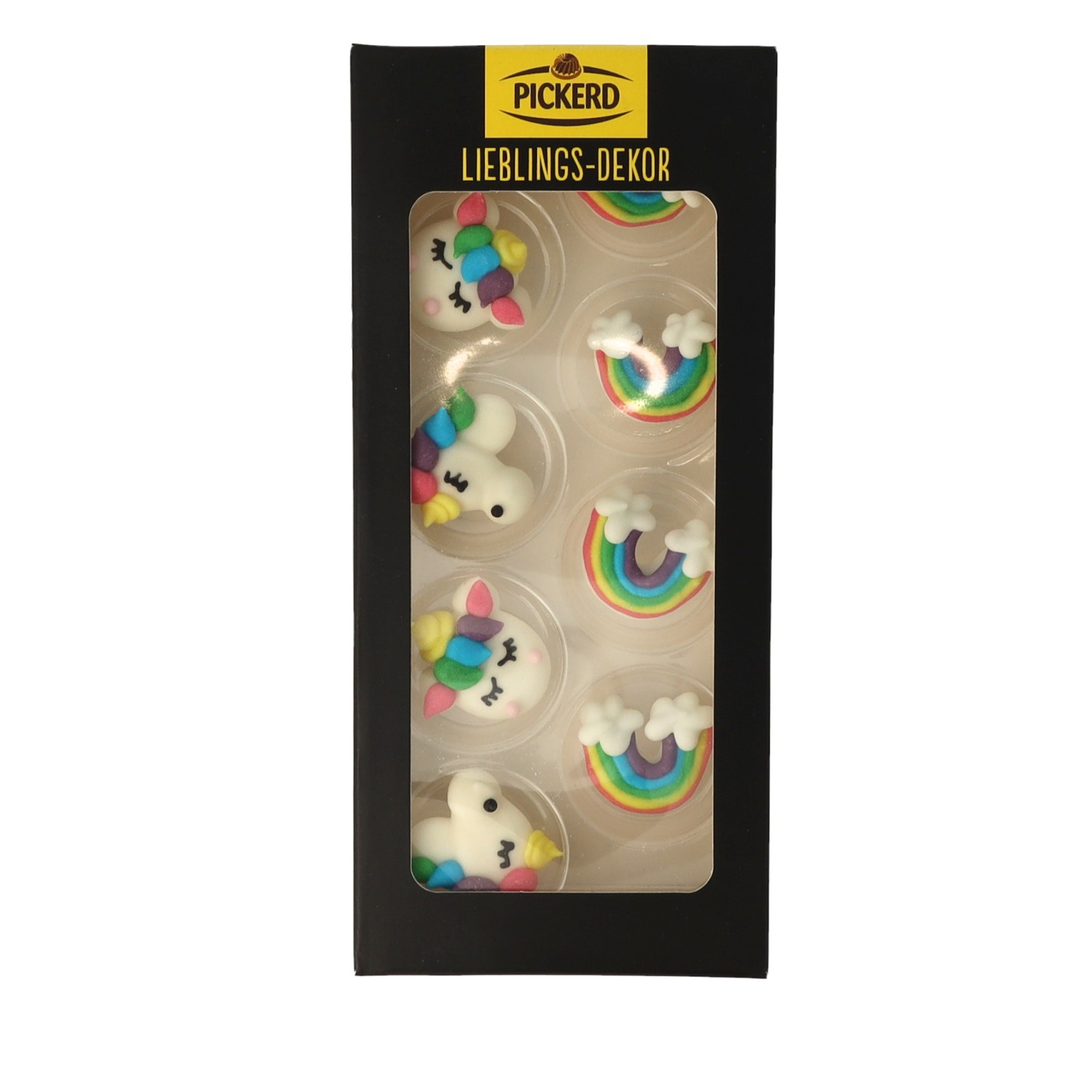 Zucker Einhörner & Regenbögen 8 Stück