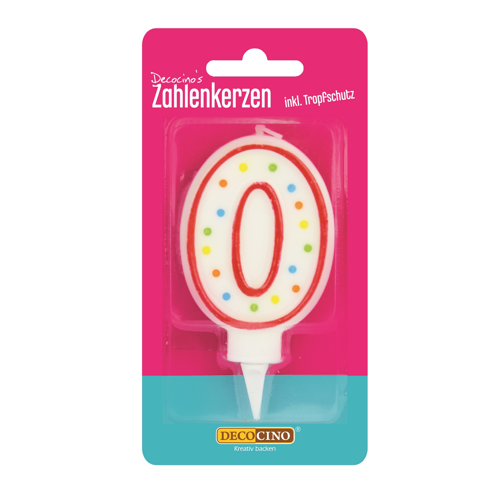 Zahlenkerze 0