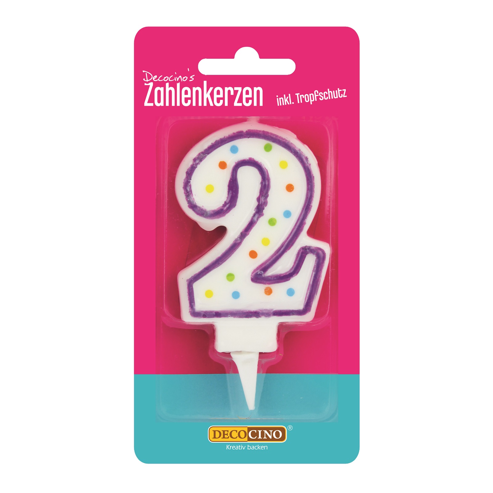 Zahlenkerze 2