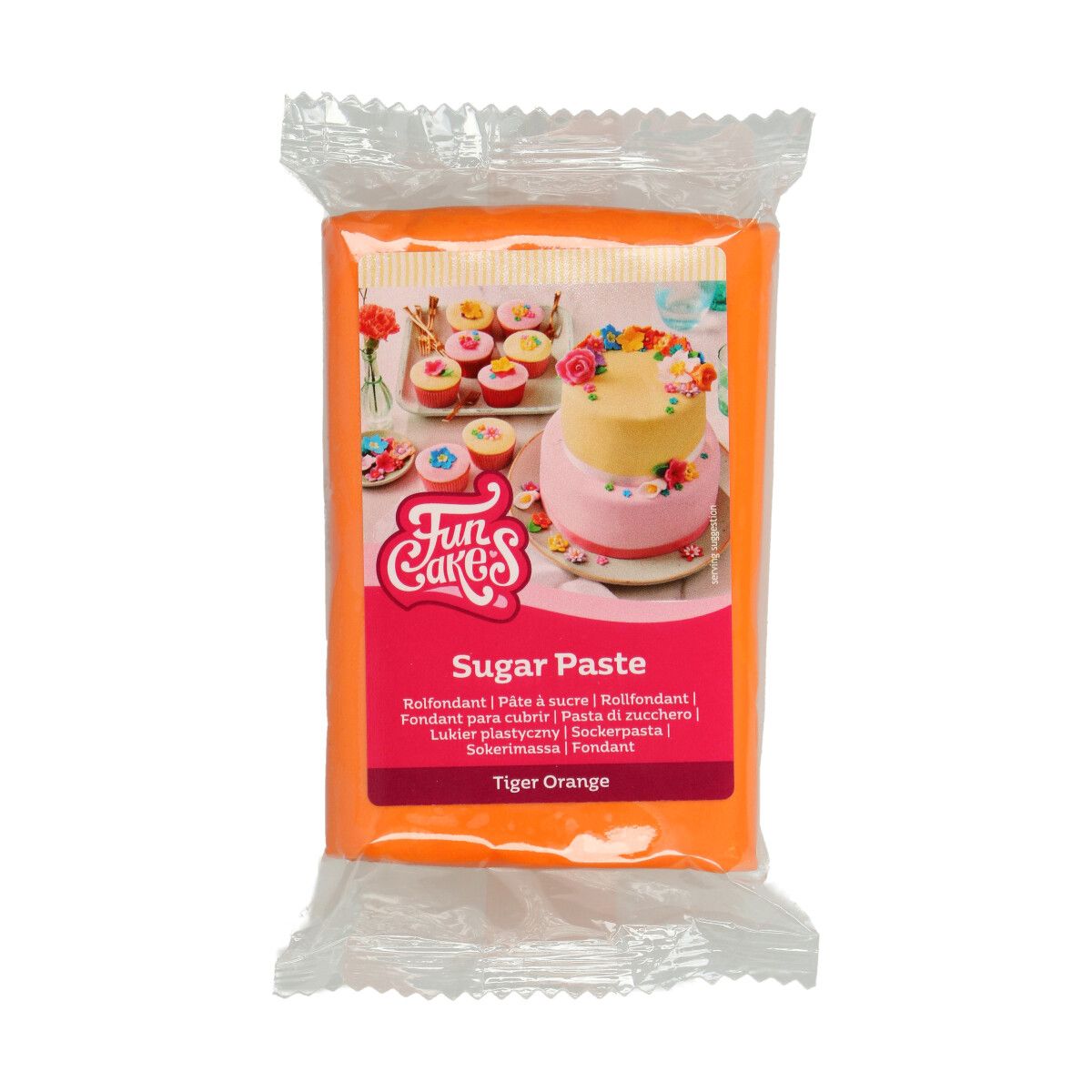 Fondant Tiger Orange 250 g Fondant Tiger Orange 250 g