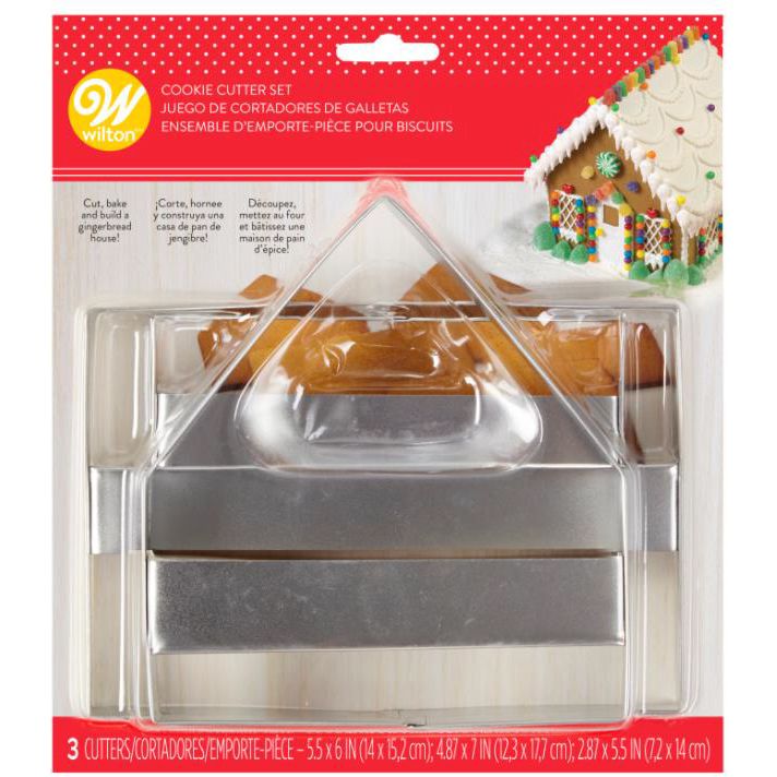 3D Lebkuchenhaus Ausstecher Set/3