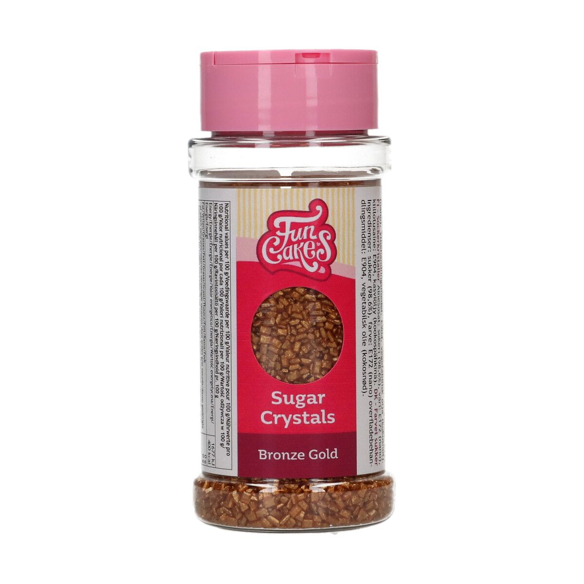 Sugar Crystals / Zuckerkristalle Bronze Gold 80 g