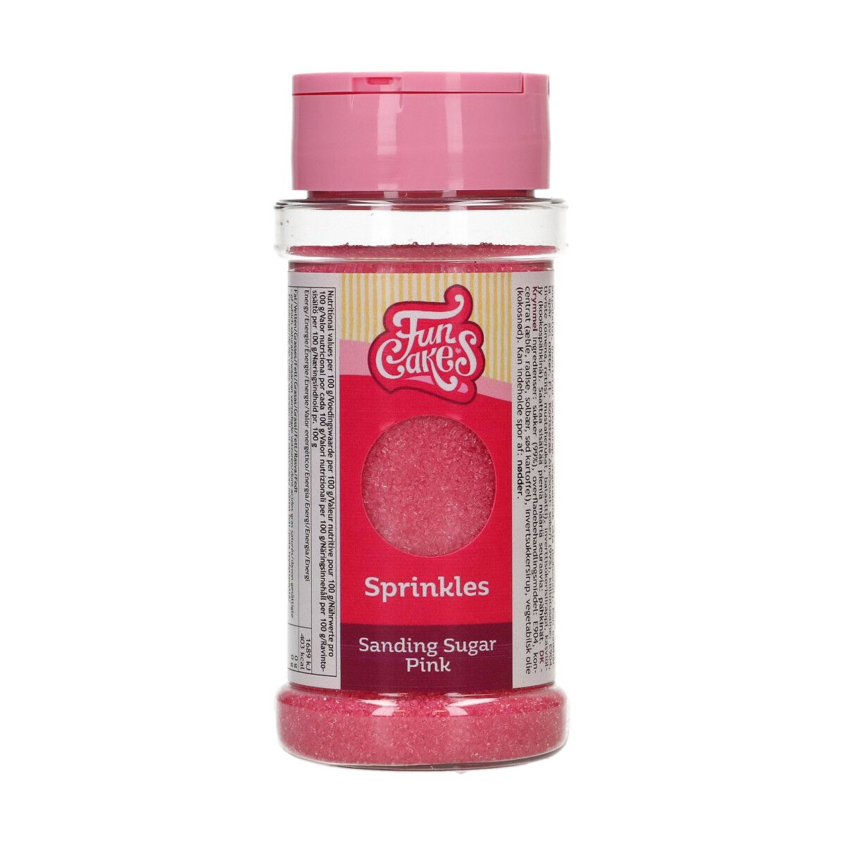 Farbzucker / Sanding Sugar - Rosa 80 g Farbzucker / Sanding Sugar - Rosa 80 g