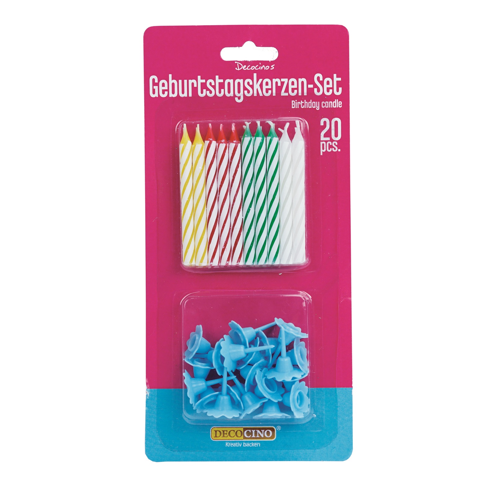 Geburtstagskerzen-Set 20-tlg.
