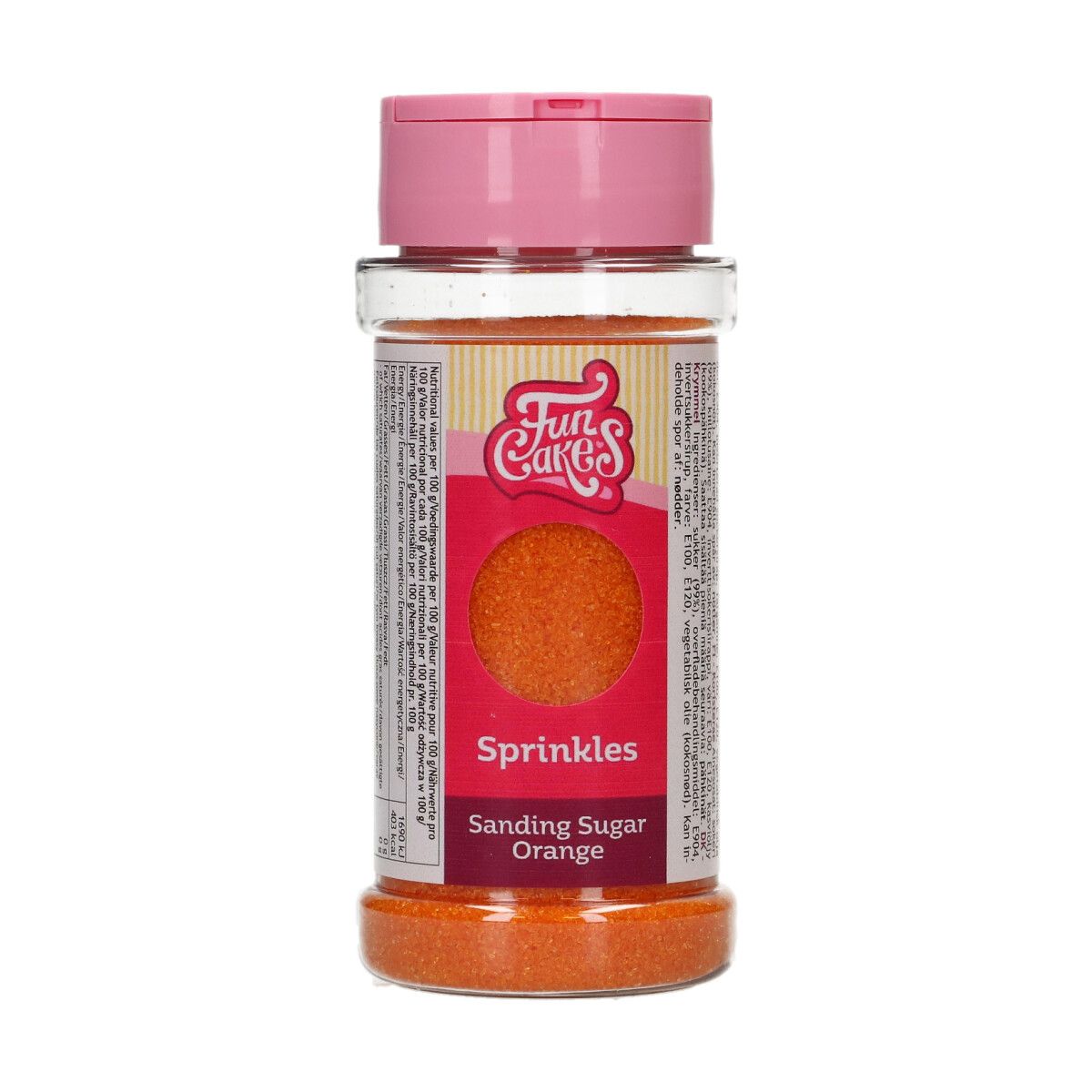 Farbzucker / Sanding Sugar - Orange 80 g