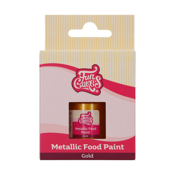 FunCakes Lebensmittelfarbe Metallic Gold 30 ml