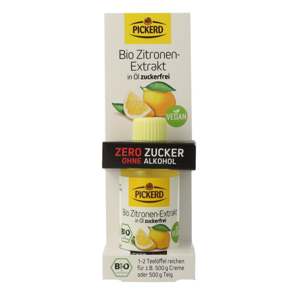 PICKERD Bio Zitronen-Extrakt alkohol- & zuckerfrei 50 ml