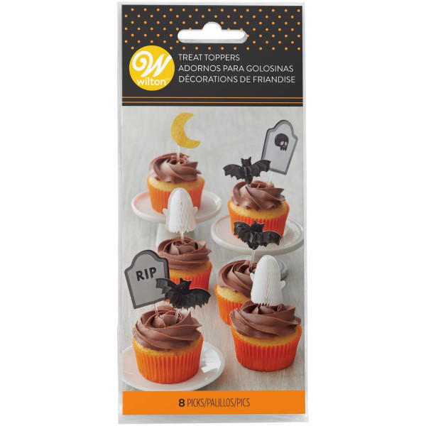 Wilton Cupcake Topper/ Treat Picks Halloween pk / 8 Stück