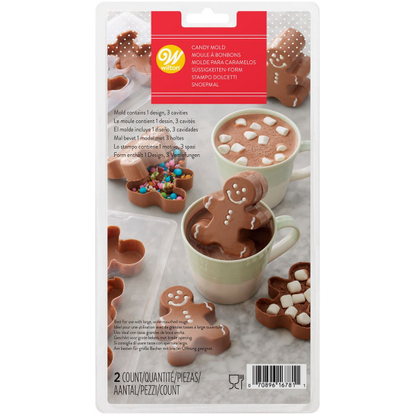 Wilton 3D Süßigkeiten Form heiße Schokolade Lebkuchen