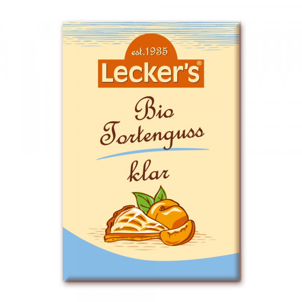 Lecker's Bio Tortenguss klar 2 x 15g