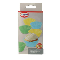 Dr. Oetker Baking Cups Papier-Muffinförmchen Gelb/Grün/Blau 150 Stück