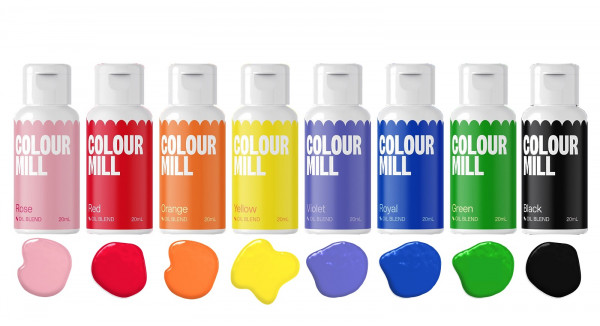 Colour Mill Öl Lebensmittelfarbe Bakeryteam Edition 8 x 20ml