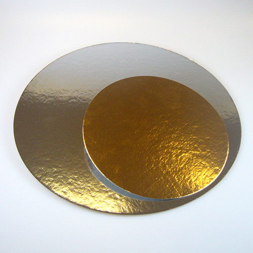FunCakes Cake Boards silber/gold rund Ø 30cm 3 Stück