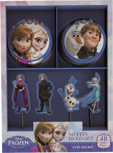 DECOCINO Muffinset DISNEY's Frozen - die Eiskönigin 48tlg.