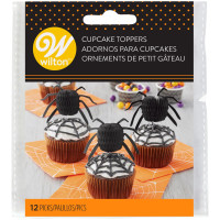 Wilton Cupcake Topper/ Treat Picks Halloween Waben-Spinne pk/ 12 St