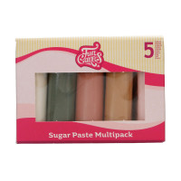 FunCakes Fondant Multipack Schimmering Garden 5 x 100 g