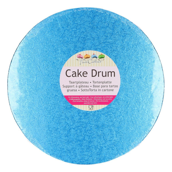 FunCakes Cake Drum Rund Ø 25cm Blau