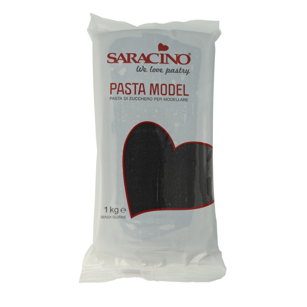 Saracino Modellierpaste Schwarz 1 kg