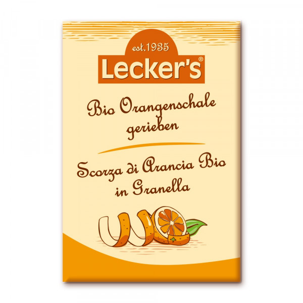 Lecker's Bio Orangenschale gerieben 15 g