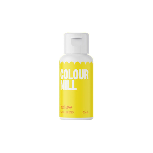 Colour Mill Öl Lebensmittelfarbe Yellow, Gelb 20ml