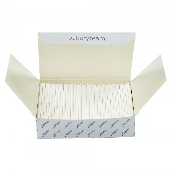 bakeryteam Papierstiele für Cake Pops oder Lutscher 10cm / 350 Stück