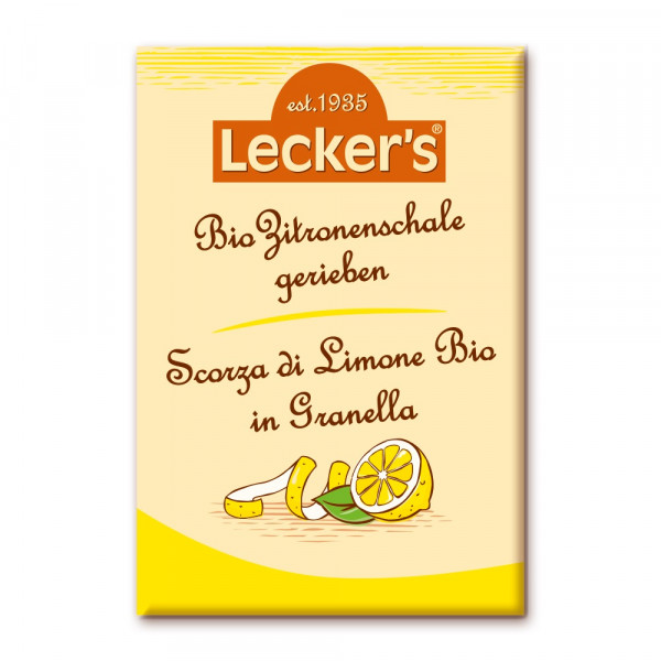 Lecker's Bio Zitronenschale gerieben 15 g