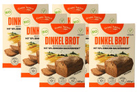 BIO-Dinkel-Backmischung aus Vollkorn-Dinkelmehl 6x450 g