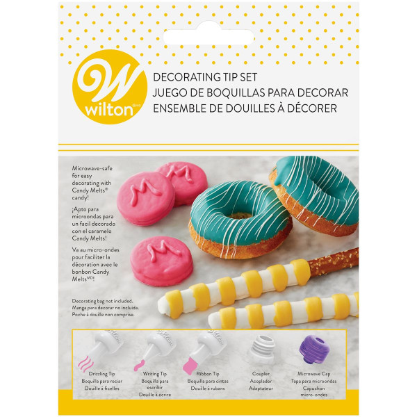 Wilton Candy Melt Tüllen-Set / Dekorations Tip-Set - 5 teilig