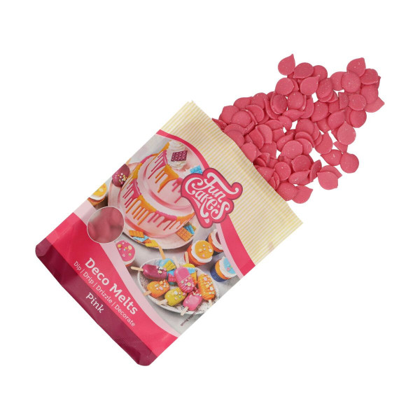 FunCakes Deco Melts Pink / Rosa 250 g