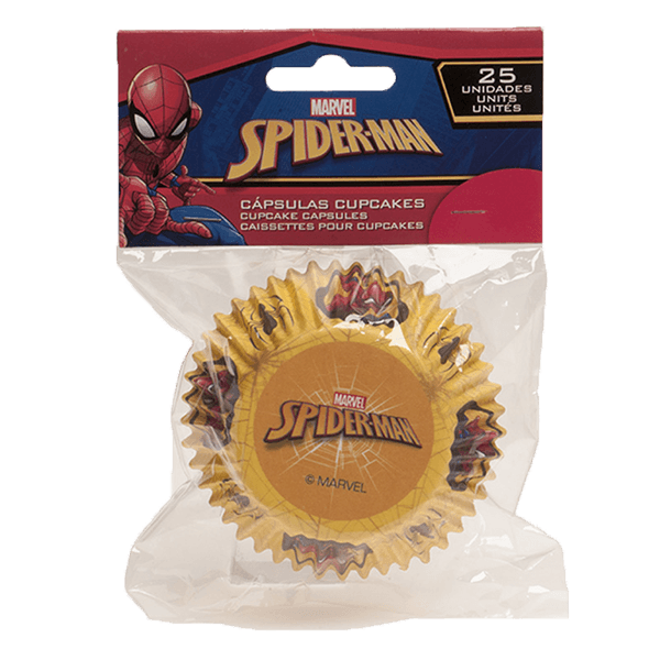 deKora Muffinförmchen Marvel's Spider-Man, 25 Stück