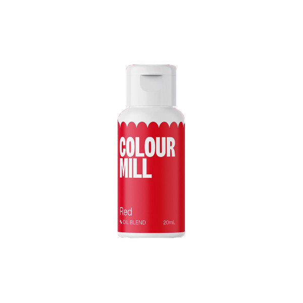 Colour Mill Öl Lebensmittelfarbe Red, Rot 20 ml