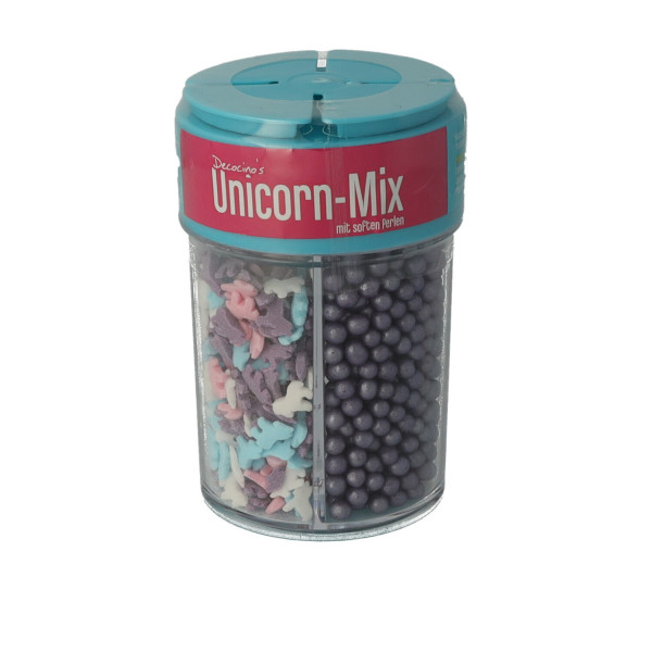 DECOCINO 4fach-Streuer Streusel-Mix Unicorn 90g